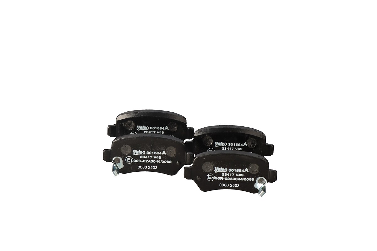 Jeu de 4 plaquettes de frein VALEO ref. 301584A